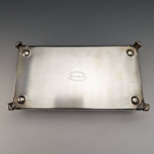 英国ヴィンテージ シルバープレート製 ボックス Harman Brothers